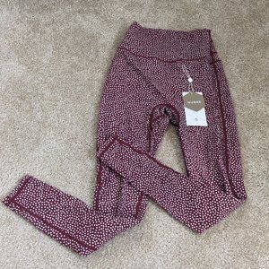 Vineyard Dark Red Bossy Buffbunny Legacy Leggings